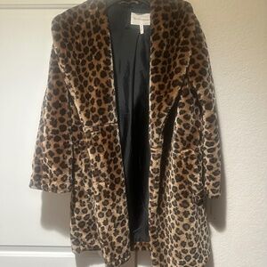 BCBG Faux Fur Coat